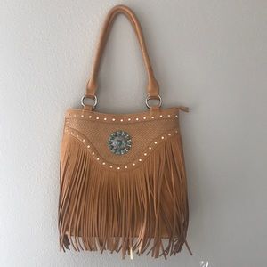 Leather Fringe Purse